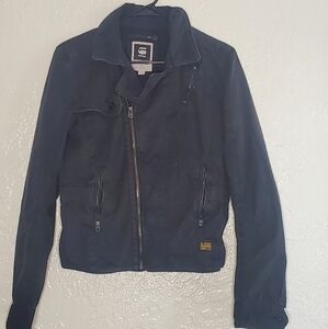 G Star Tyne Biker Jacket Size Small